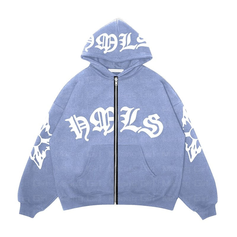 Snowflake Zip Hoodie